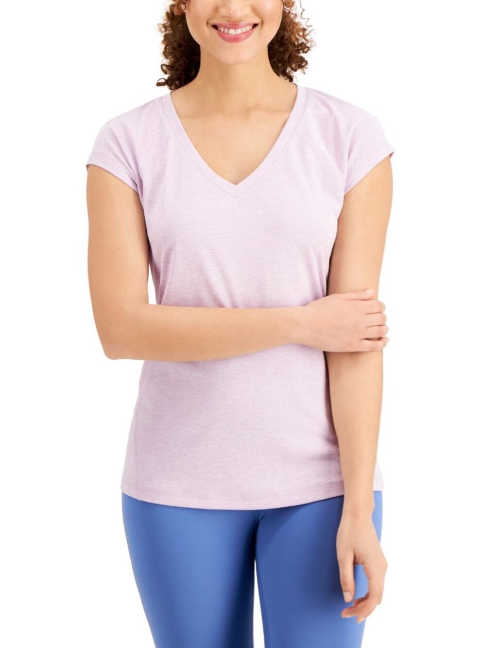 Ideology Womens Heathered Performance T-Shirt
